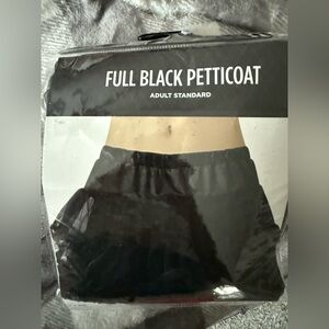 Full Black Petticoat